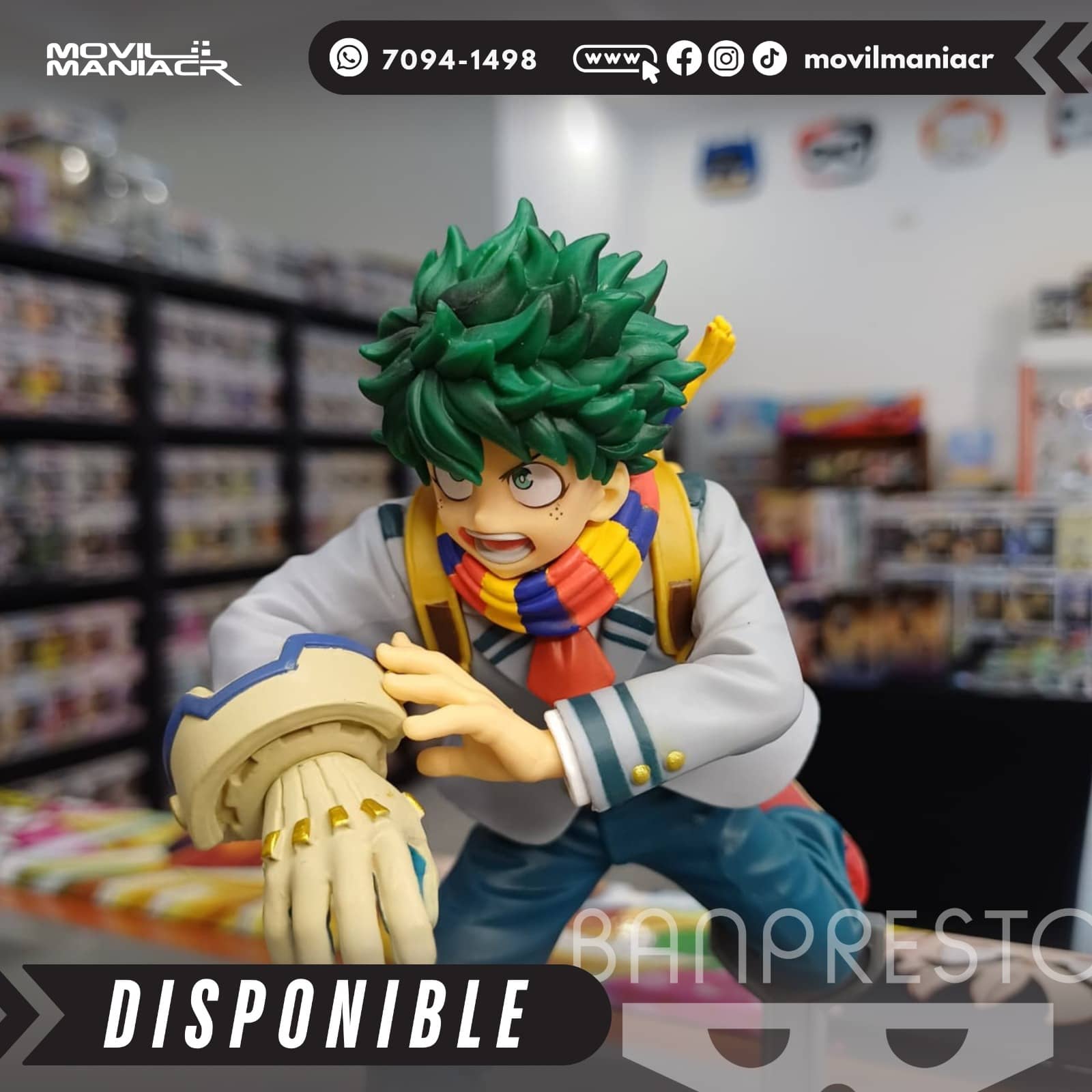 Figura Banpresto My Hero Academia Bravegraph Izuku Midoriya 14cm aprox - (Stock) ¡Disponible! 2 Figura Banpresto My Hero Academia Bravegraph Izuku Midoriya 14cm aprox - (Stock) ¡Disponible! - Imagen 2