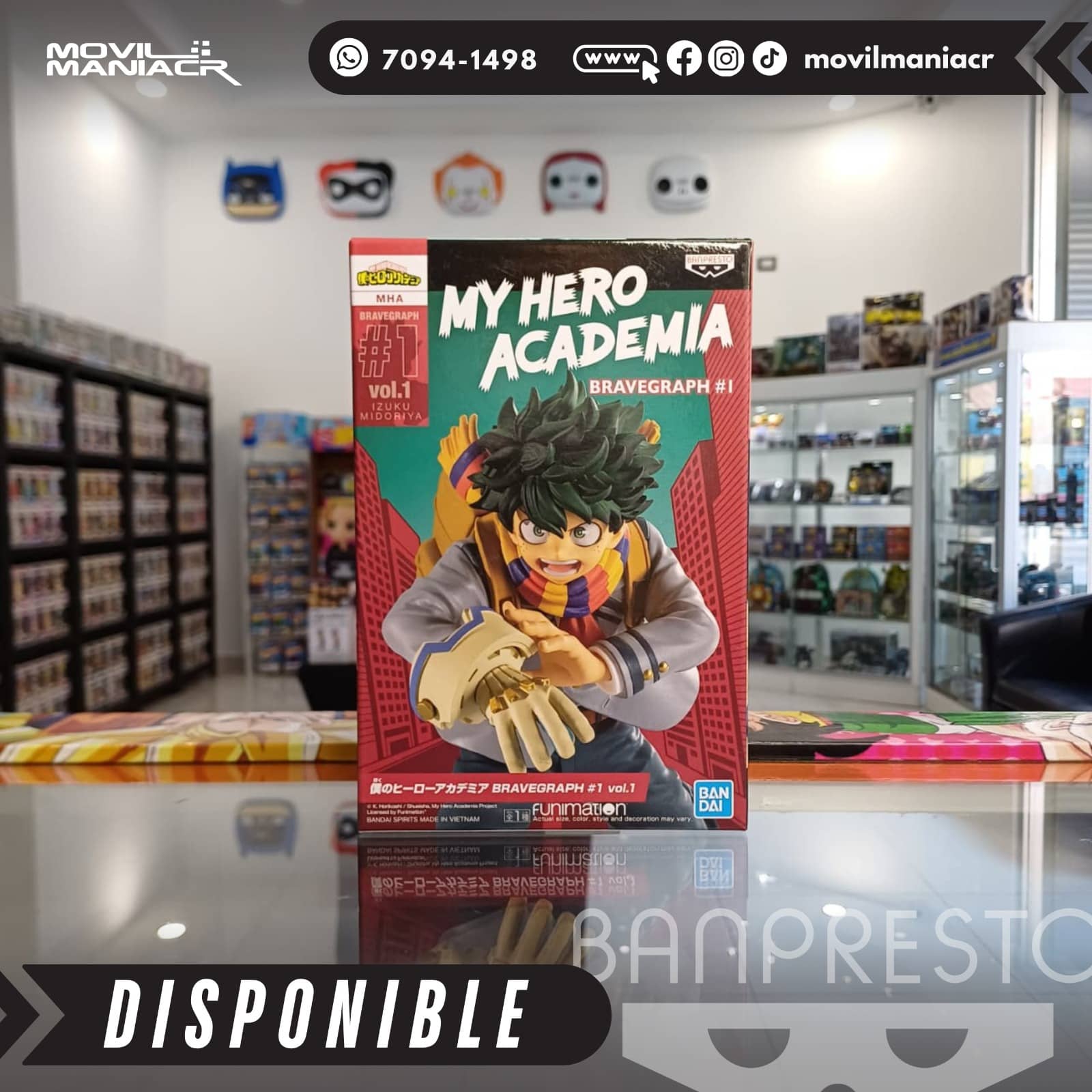 Figura Banpresto My Hero Academia Bravegraph Izuku Midoriya 14cm aprox - (Stock) ¡Disponible! 4 Figura Banpresto My Hero Academia Bravegraph Izuku Midoriya 14cm aprox - (Stock) ¡Disponible! - Imagen 4