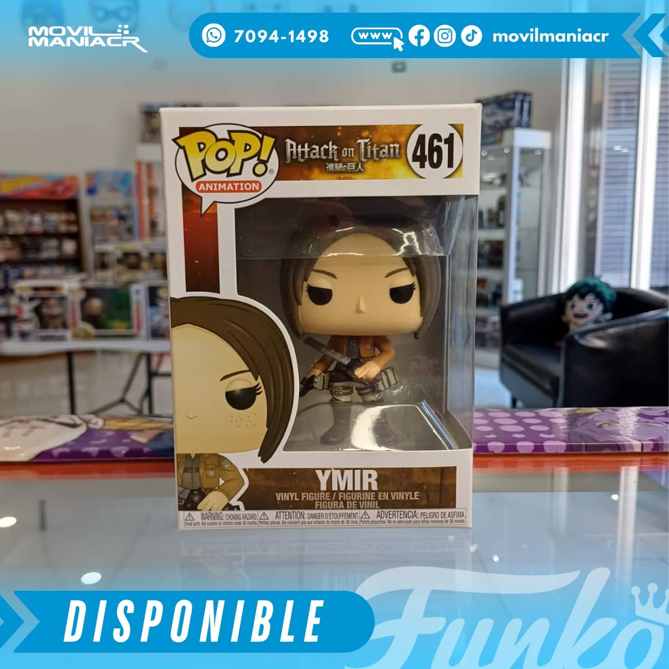 Funko Pop Attack on Titan Ymir #461 - (Stock) ¡Disponible Ahora! 2 Funko Pop Attack on Titan Ymir #461 - (Stock) ¡Disponible Ahora! - Imagen 2