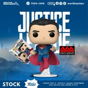 Funko Pop Justice League Superman Exclusivo AAA Anime #1123