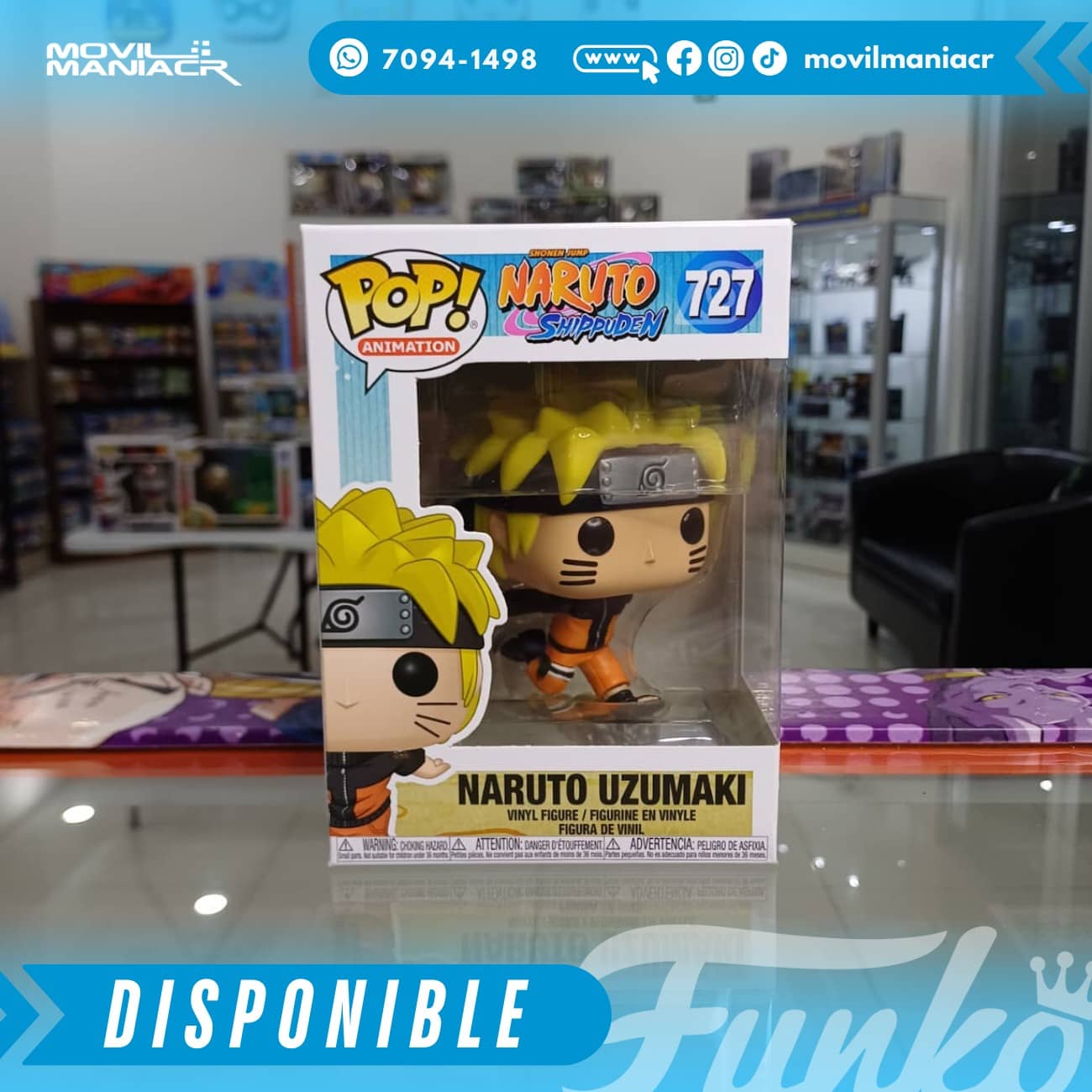 Funko Pop Naruto Shippuden Naruto Running #727 - (Stock) ¡Disponible Ahora! 2 Funko Pop Naruto Shippuden Naruto Running #727 - (Stock) ¡Disponible Ahora! - Imagen 2