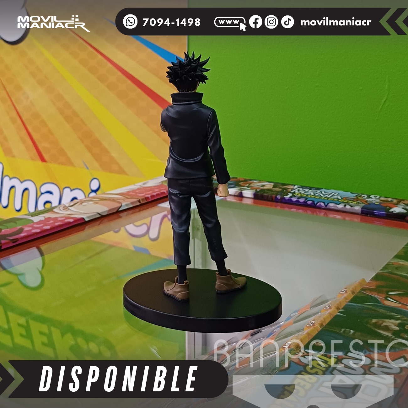 JUJUTSU KAISEN MEGUMI FUSHIGURO FIGURE BANPRESTO 16 CM STATUA BANDAI