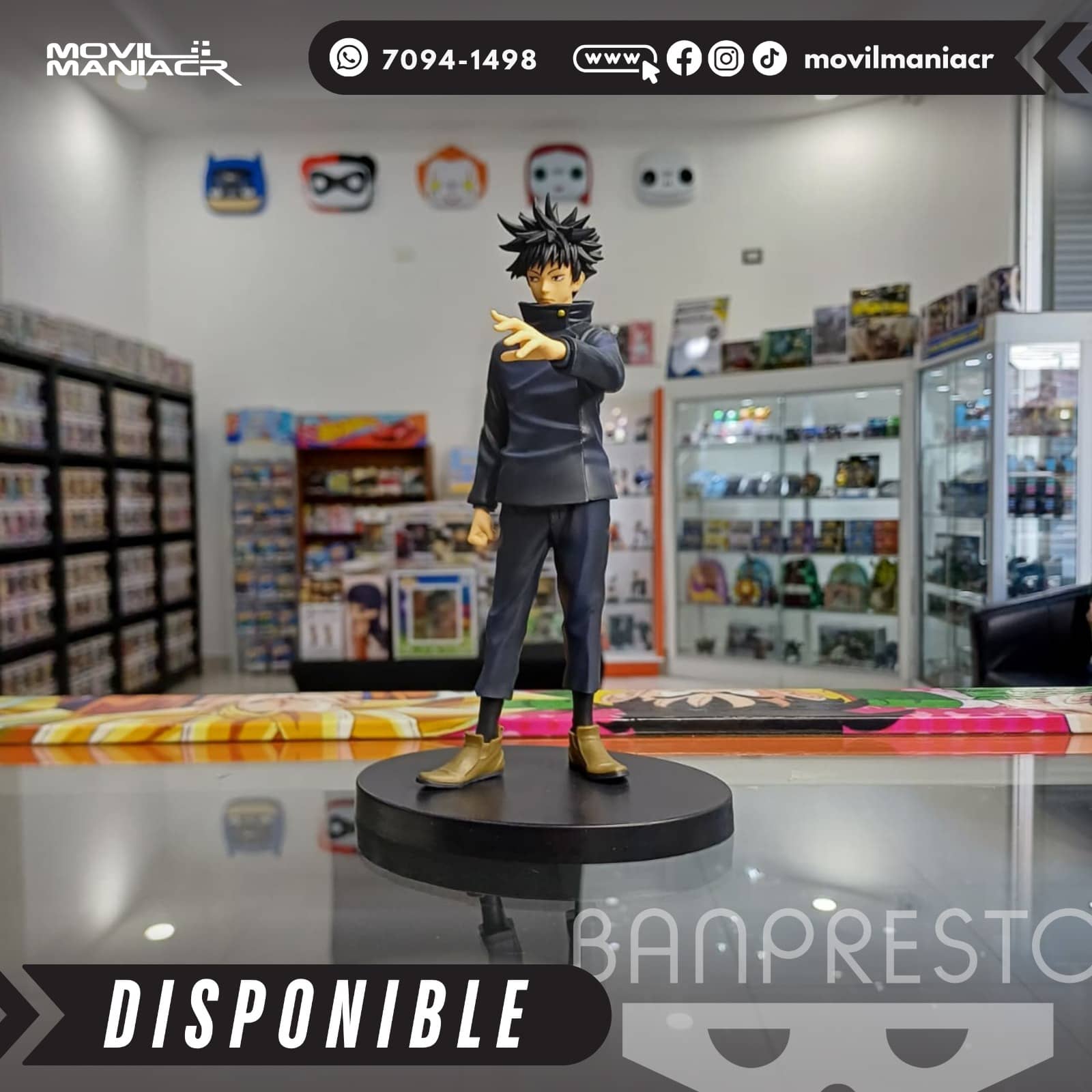 Figura Banpresto Jujutsu Kaisen Jukon No Kata Megumi Fushiguro 16cm aprox - (Stock) ¡Disponible! 1 Figura Banpresto Jujutsu Kaisen Jukon No Kata Megumi Fushiguro 16cm aprox - (Stock) ¡Disponible!