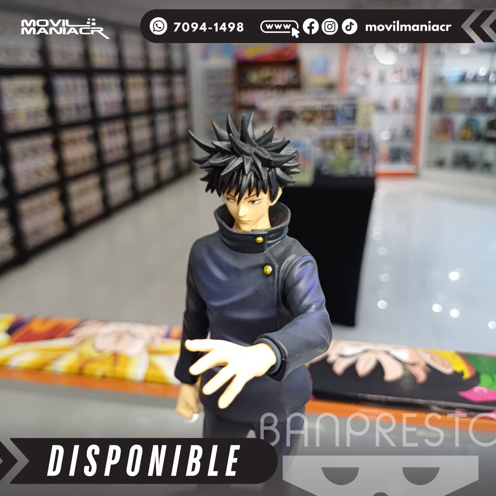 Figura Banpresto Jujutsu Kaisen Jukon No Kata Megumi Fushiguro 16cm aprox - (Stock) ¡Disponible! 2 Figura Banpresto Jujutsu Kaisen Jukon No Kata Megumi Fushiguro 16cm aprox - (Stock) ¡Disponible! - Imagen 2