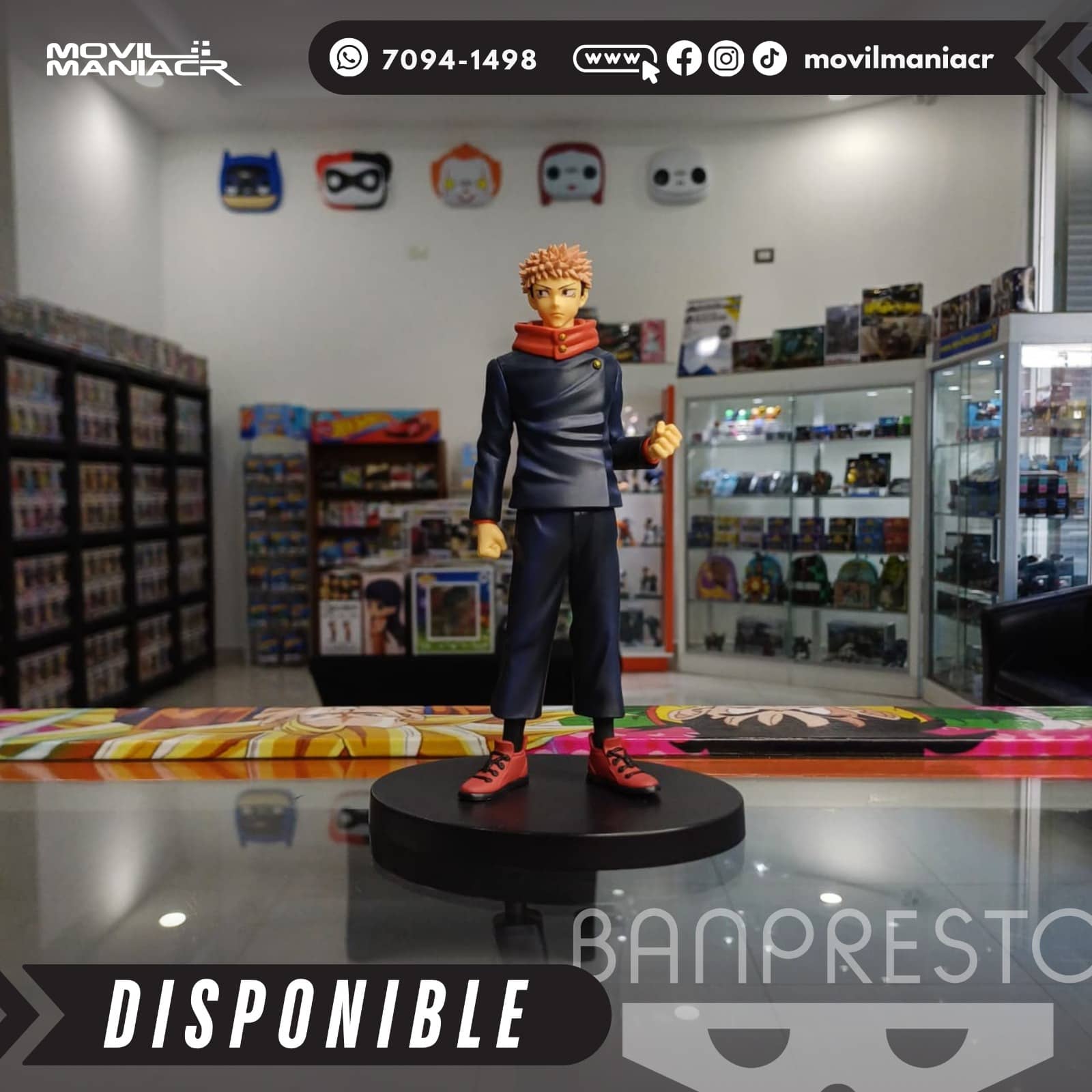 Figura Banpresto Jujutsu Kaisen Yuji Itadori 16cm aprox - (Stock) ¡Disponible! 1 Figura Banpresto Jujutsu Kaisen Yuji Itadori 16cm aprox - (Stock) ¡Disponible!