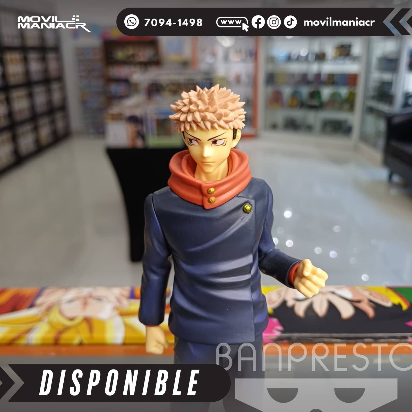 Figura Banpresto Jujutsu Kaisen Yuji Itadori 16cm aprox - (Stock) ¡Disponible! 2 Figura Banpresto Jujutsu Kaisen Yuji Itadori 16cm aprox - (Stock) ¡Disponible! - Imagen 2