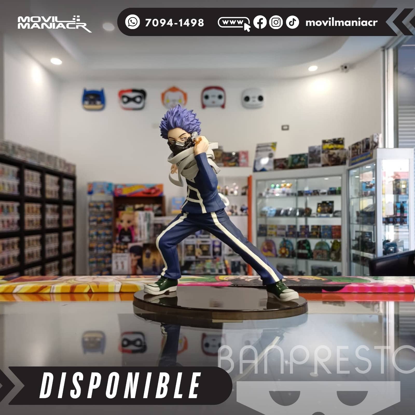 Figura Banpresto My Hero Academia Hitoshi Shinso 16cm aprox - (Stock) ¡Disponible! 1 Figura Banpresto My Hero Academia Hitoshi Shinso 16cm aprox - (Stock) ¡Disponible!