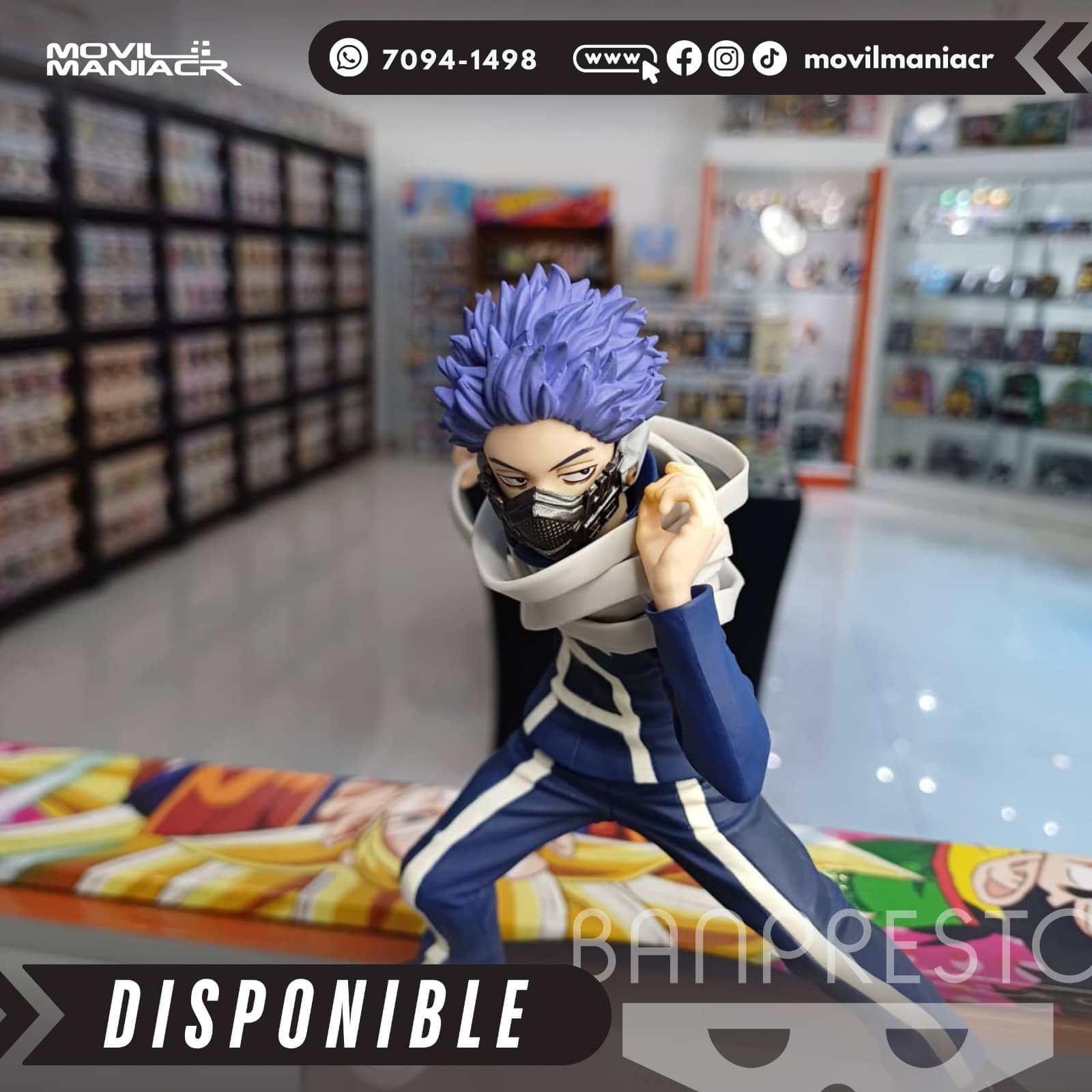 Figura Banpresto My Hero Academia Hitoshi Shinso 16cm aprox - (Stock) ¡Disponible! 2 Figura Banpresto My Hero Academia Hitoshi Shinso 16cm aprox - (Stock) ¡Disponible! - Imagen 2