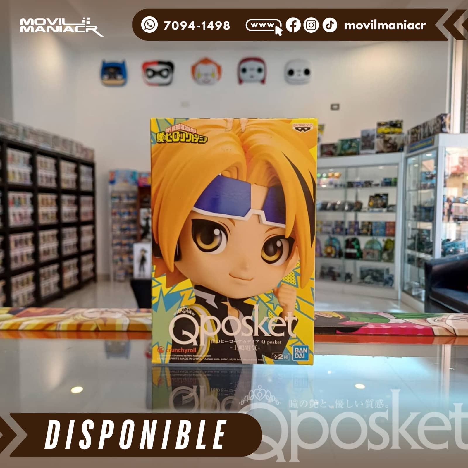 Figura QPosket My Hero Academia Denki Kaminari 14cm aprox - (Stock) ¡Disponible! 4 Figura QPosket My Hero Academia Denki Kaminari 14cm aprox - (Stock) ¡Disponible! - Imagen 4