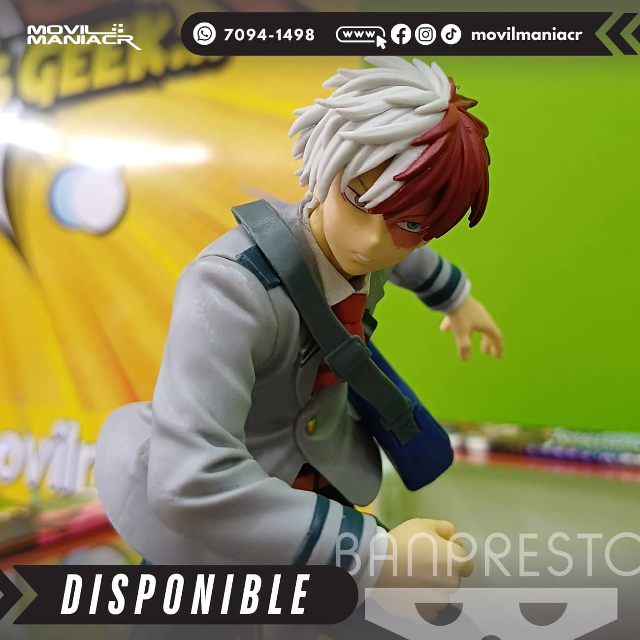 Figura Banpresto My Hero Academia Bravegraph Shoto Todoroki 14cm aprox - (Stock) ¡Disponible! 2 Figura Banpresto My Hero Academia Bravegraph Shoto Todoroki 14cm aprox - (Stock) ¡Disponible! - Imagen 2