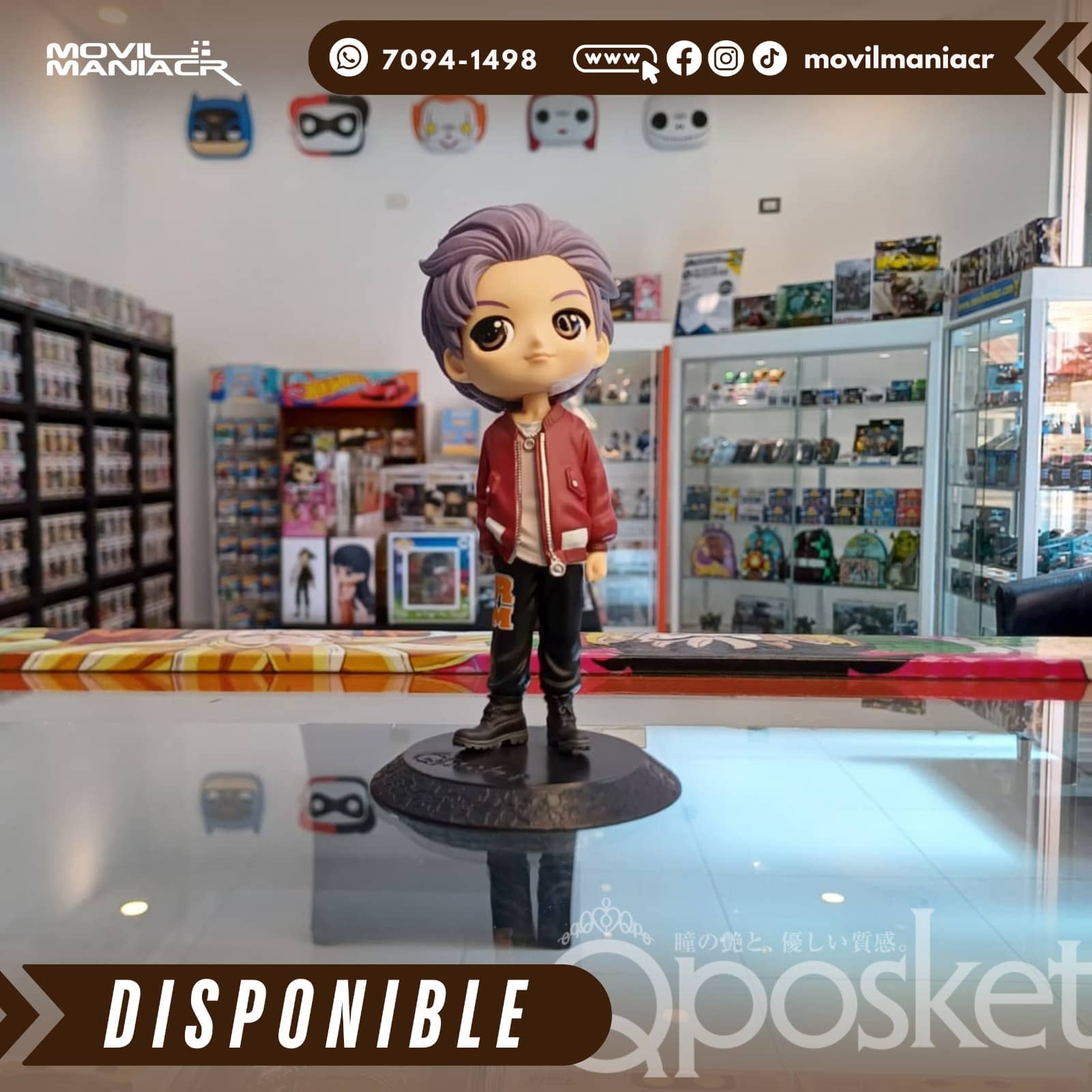 Figura Qposket BTS TinyTAN Mic Drop vol.1 RM 14cm aprox - (Stock) ¡Disponible! 1 Figura Qposket BTS TinyTAN Mic Drop vol.1 RM 14cm aprox - (Stock) ¡Disponible!