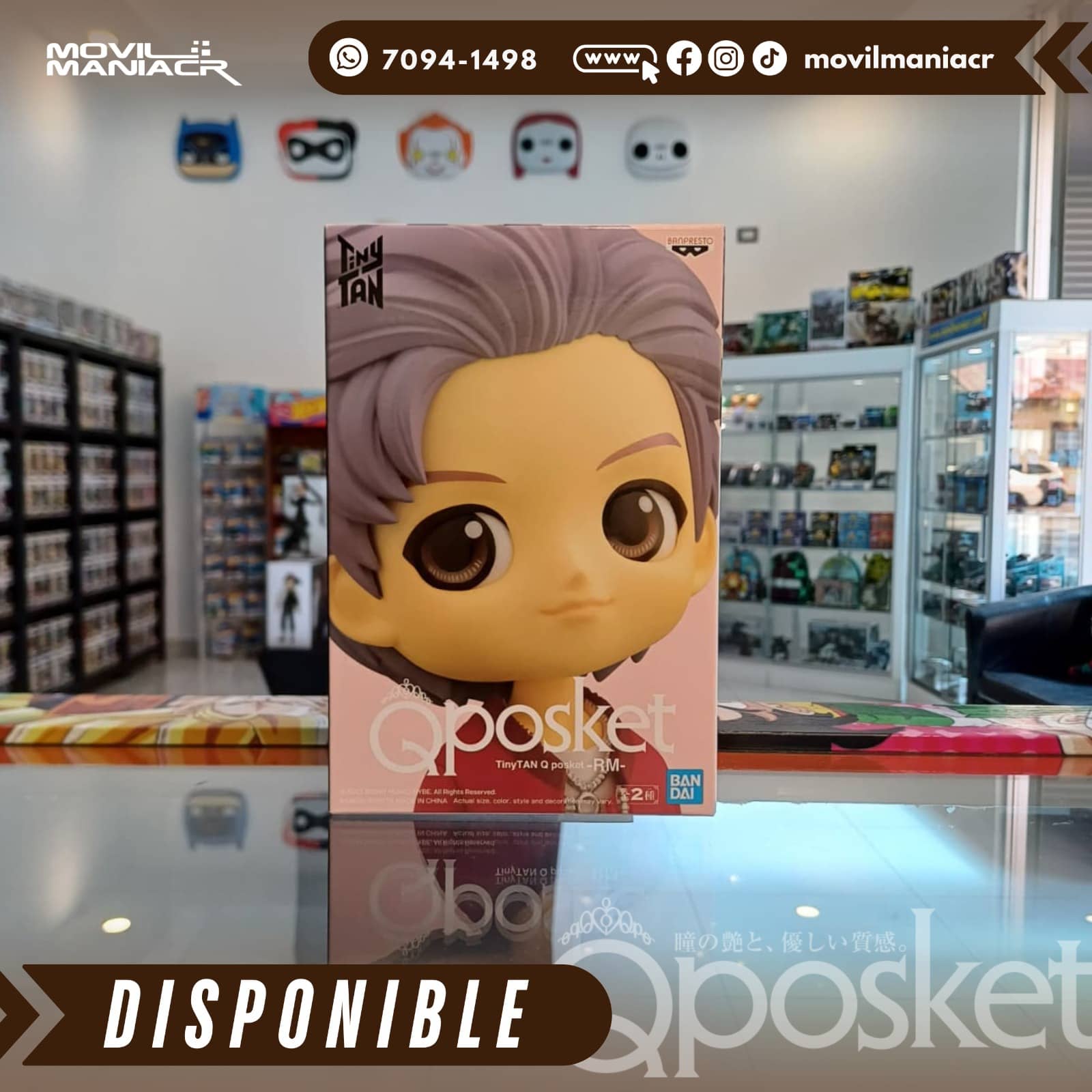 Figura Qposket BTS TinyTAN Mic Drop vol.1 RM 14cm aprox - (Stock) ¡Disponible! 4 Figura Qposket BTS TinyTAN Mic Drop vol.1 RM 14cm aprox - (Stock) ¡Disponible! - Imagen 4