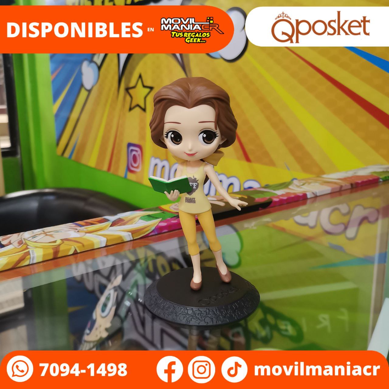 Figura Qposket Disney Characters Belle Avatar Style Version A 14cm aprox