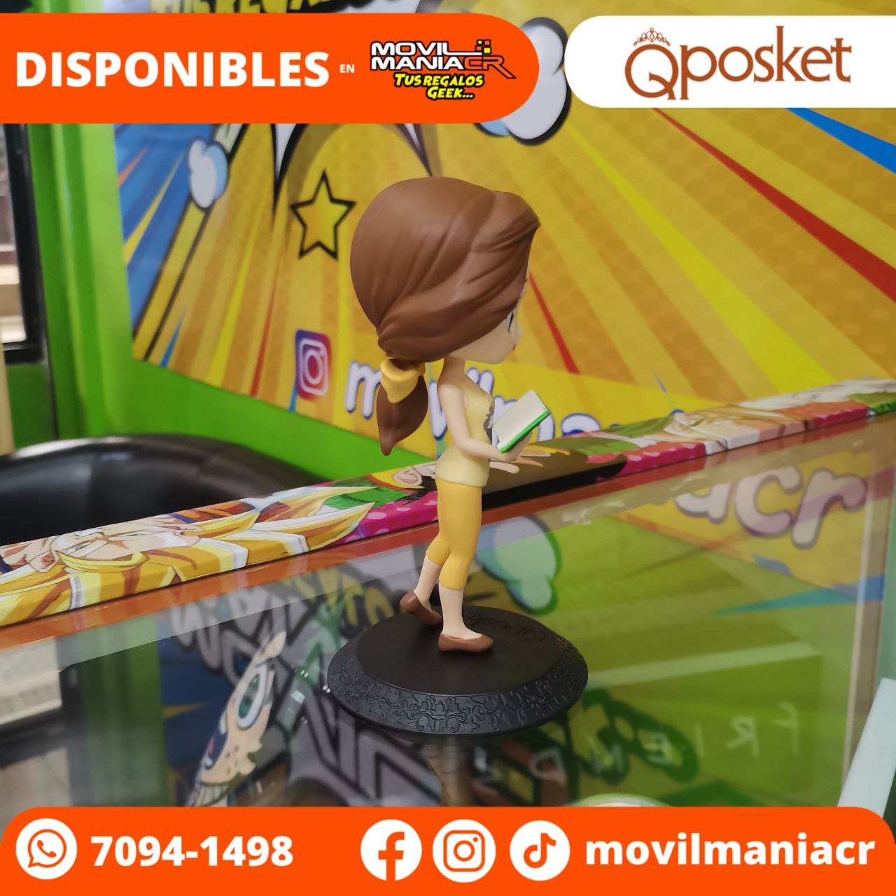Figura Qposket Disney Characters Belle Avatar Style Version A 14cm aprox LADO A