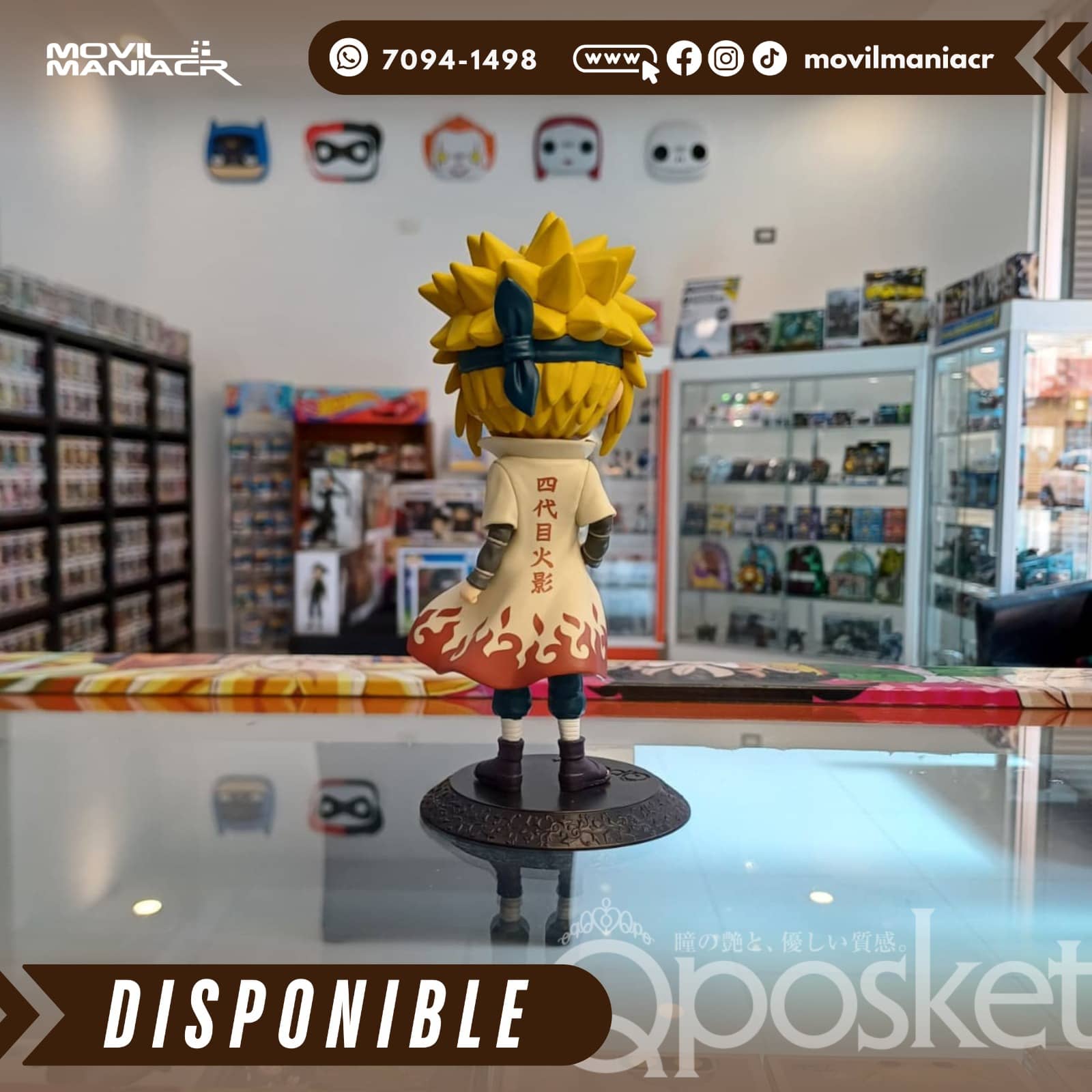 Figura Qposket Naruto Shippuden Namikaze Minato Version A 15cm aprox - (Stock) ¡Disponible! 2 Figura Qposket Naruto Shippuden Namikaze Minato Version A 15cm aprox - (Stock) ¡Disponible! - Imagen 2