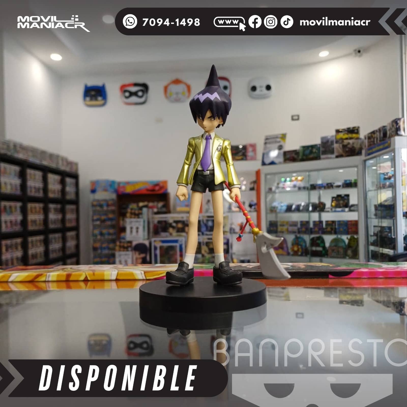 Figura Banpresto Shaman King Tao Ren 14cm aprox - (Stock) ¡Disponible! 1 Figura Banpresto Shaman King Tao Ren 14cm aprox - (Stock) ¡Disponible!