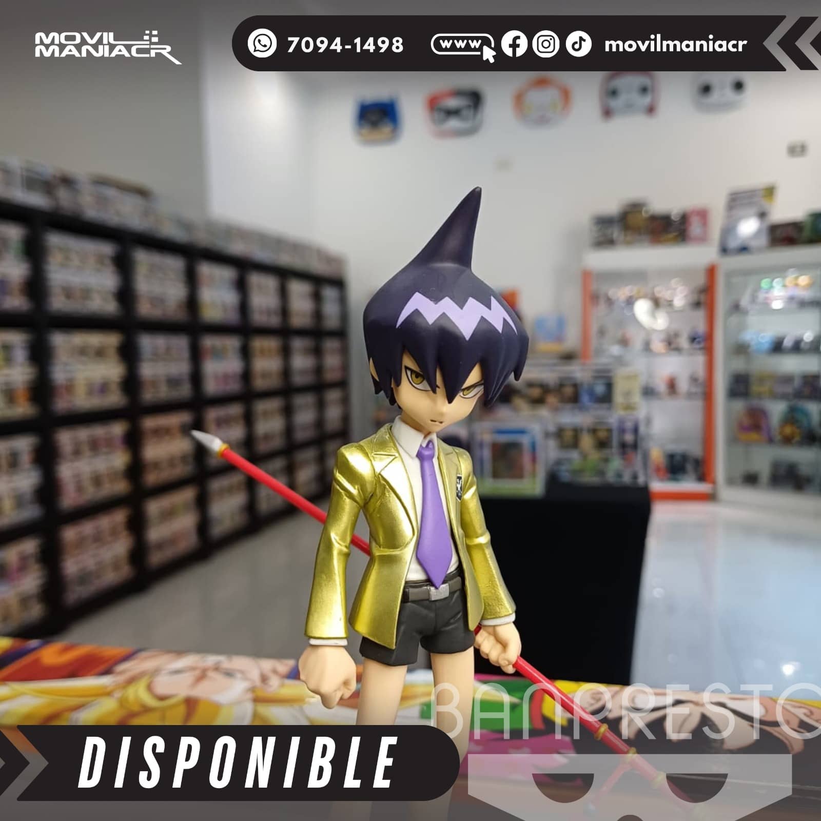 Figura Banpresto Shaman King Tao Ren 14cm aprox - (Stock) ¡Disponible! 2 Figura Banpresto Shaman King Tao Ren 14cm aprox - (Stock) ¡Disponible! - Imagen 2