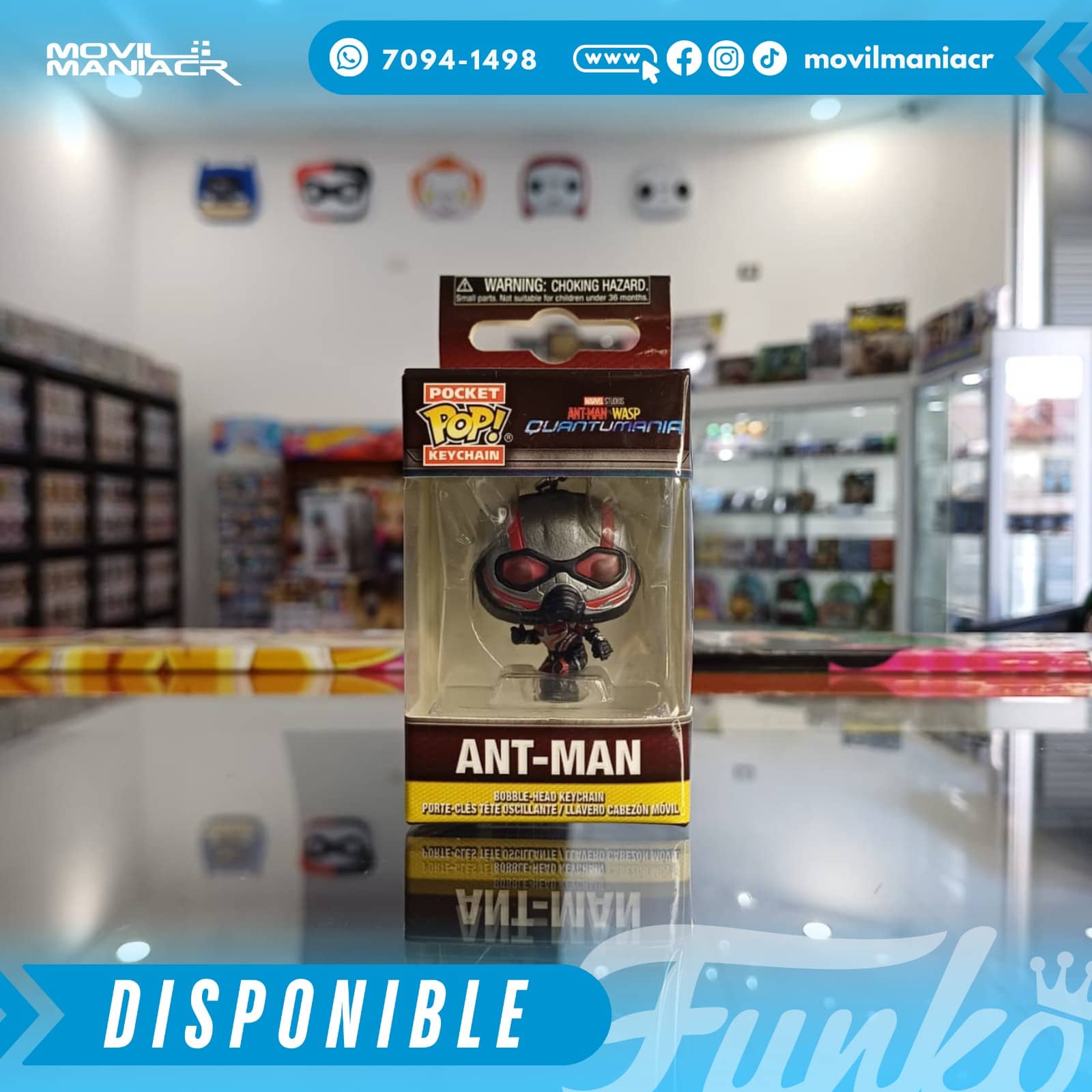 Funko Pop Ant-Man and the Wasp Quantumania Ant-Man - Llavero (Stock) ¡Disponible Ahora! 2 Funko Pop Ant-Man and the Wasp Quantumania Ant-Man - Llavero (Stock) ¡Disponible Ahora! - Imagen 2