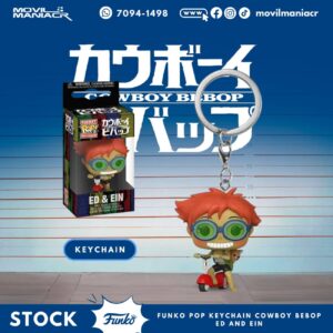 Funko Pop Cowboy Bebop Ed and Ein - Llavero (Stock) ¡Disponible Ahora!