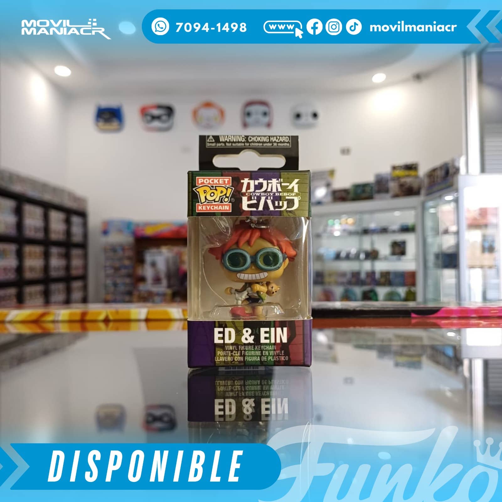 Funko Pop Cowboy Bebop Ed and Ein - Llavero (Stock) ¡Disponible Ahora! 2 Funko Pop Cowboy Bebop Ed and Ein - Llavero (Stock) ¡Disponible Ahora! - Imagen 2