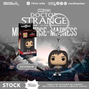 Funko Pop Dr Strange Multiverse of Madness America Chavez - Llavero (Stock) ¡Disponible Ahora!