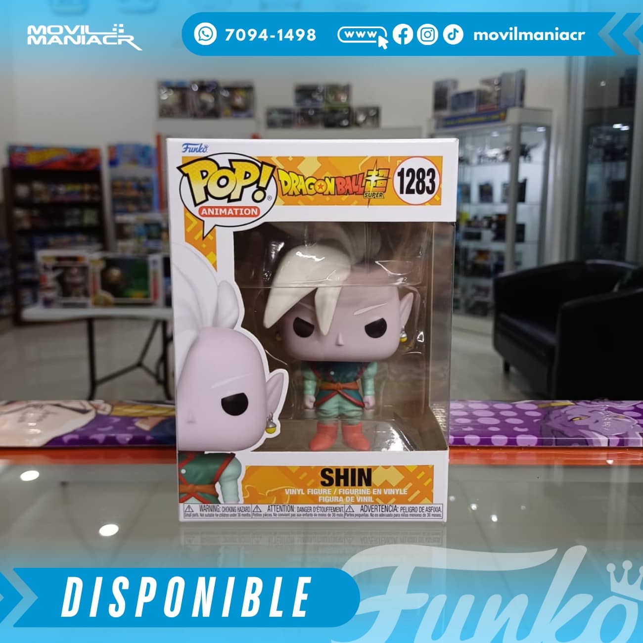 Funko Pop Dragon Ball Super Shin #1283 - (Stock) ¡Disponible Ahora! 2 Funko Pop Dragon Ball Super Shin #1283 - (Stock) ¡Disponible Ahora! - Imagen 2