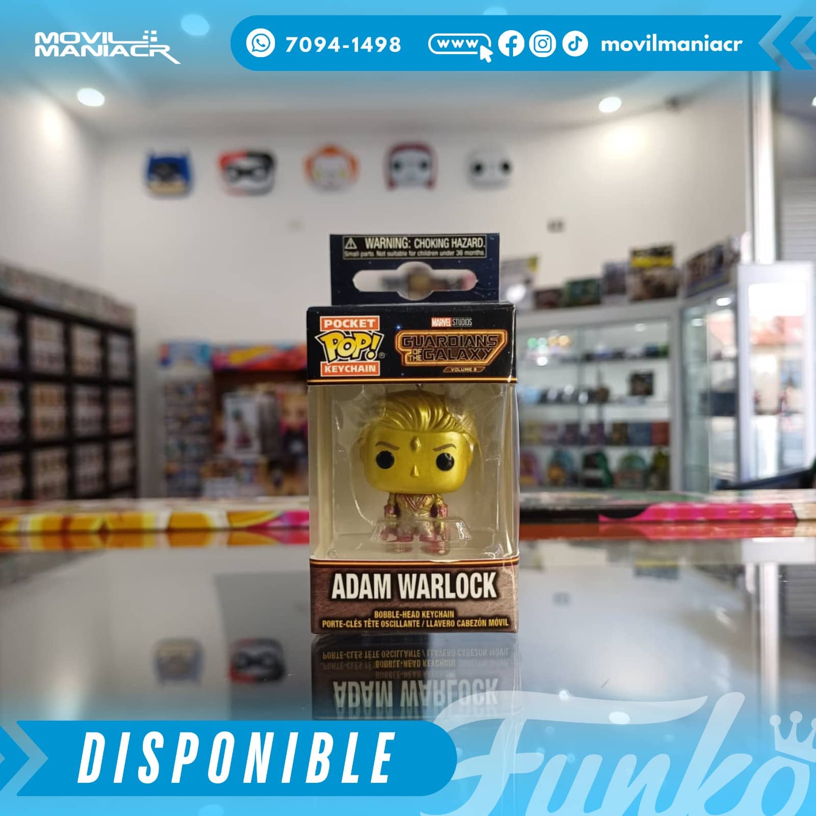 Funko Pop Guardians of the Galaxy Volume 3 Adam Warlock - Llavero (Stock) ¡Disponible Ahora! 2 Funko Pop Guardians of the Galaxy Volume 3 Adam Warlock - Llavero (Stock) ¡Disponible Ahora! - Imagen 2