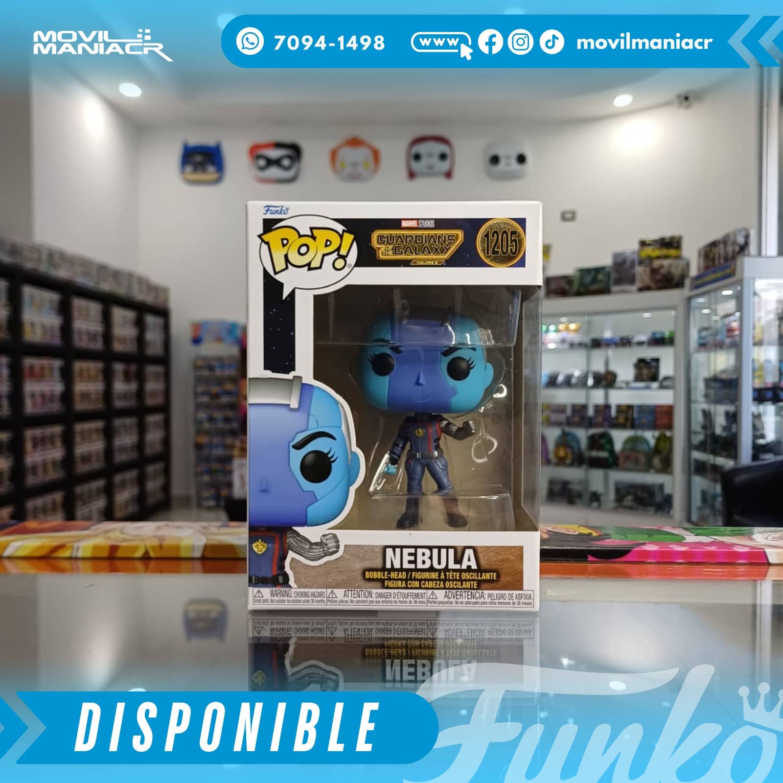 Funko Pop Guardians of the Galaxy Volume 3 Nebula #1205 - (Stock) ¡Disponible Ahora! 2 Funko Pop Guardians of the Galaxy Volume 3 Nebula #1205 - (Stock) ¡Disponible Ahora! - Imagen 2