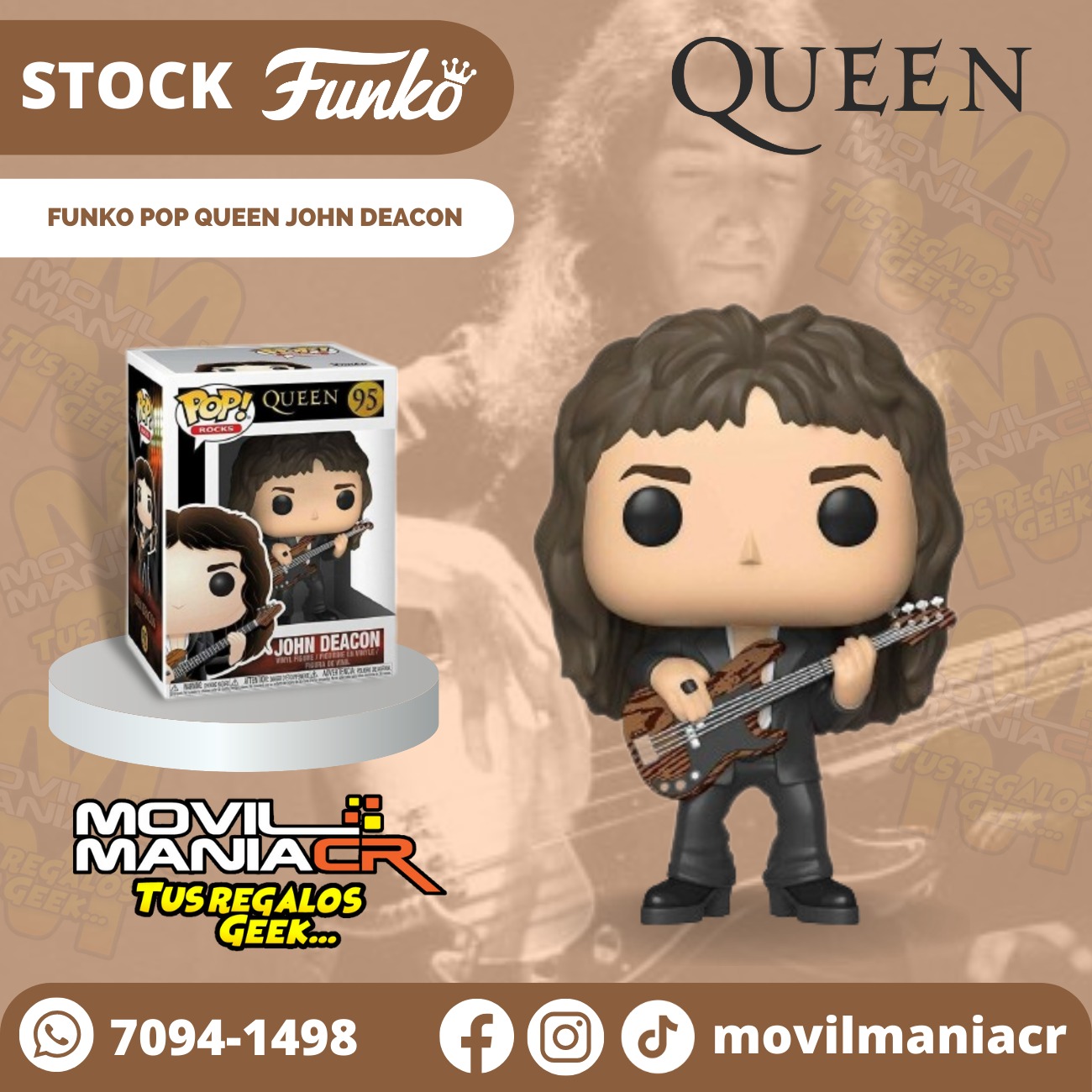 Funko Pop Queen John Deacon #95
