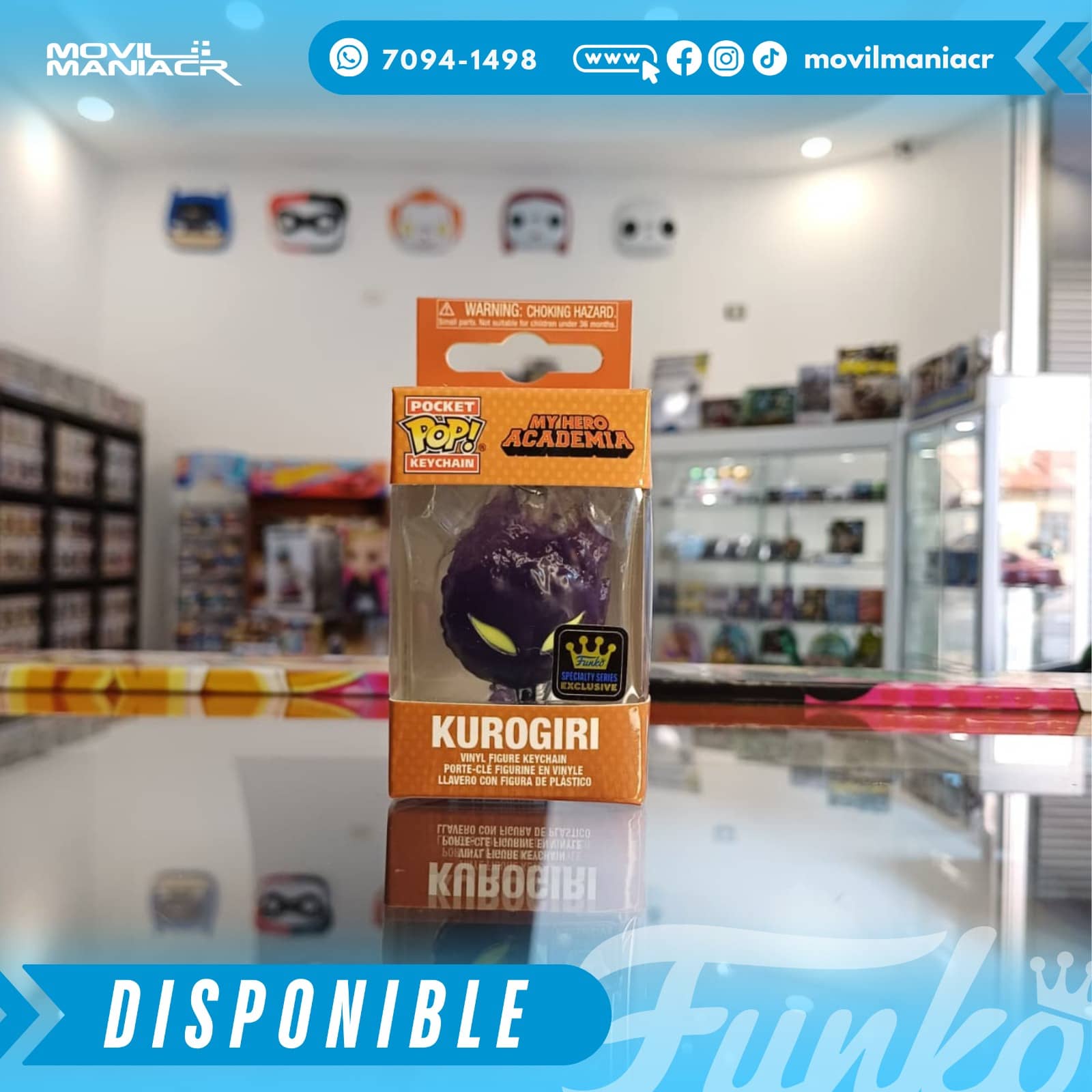 Funko Pop My Hero Academia Kurogiri Exclusivo - Llavero (Stock) ¡Disponible Ahora! 2 Funko Pop My Hero Academia Kurogiri Exclusivo - Llavero (Stock) ¡Disponible Ahora! - Imagen 2