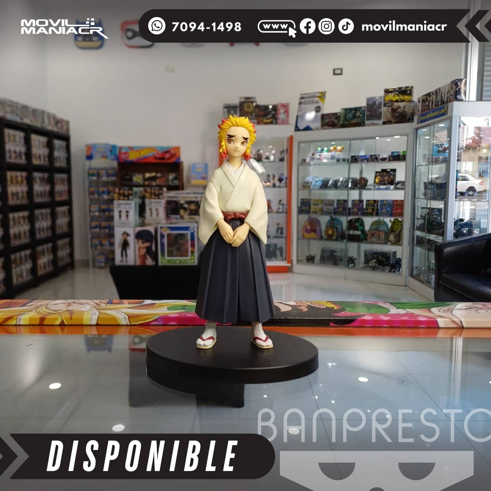 Figura Banpresto Demon Slayer Senjuro Rengoku 15cm aprox - (Stock) ¡Disponible! 1 Figura Banpresto Demon Slayer Senjuro Rengoku 15cm aprox - (Stock) ¡Disponible!
