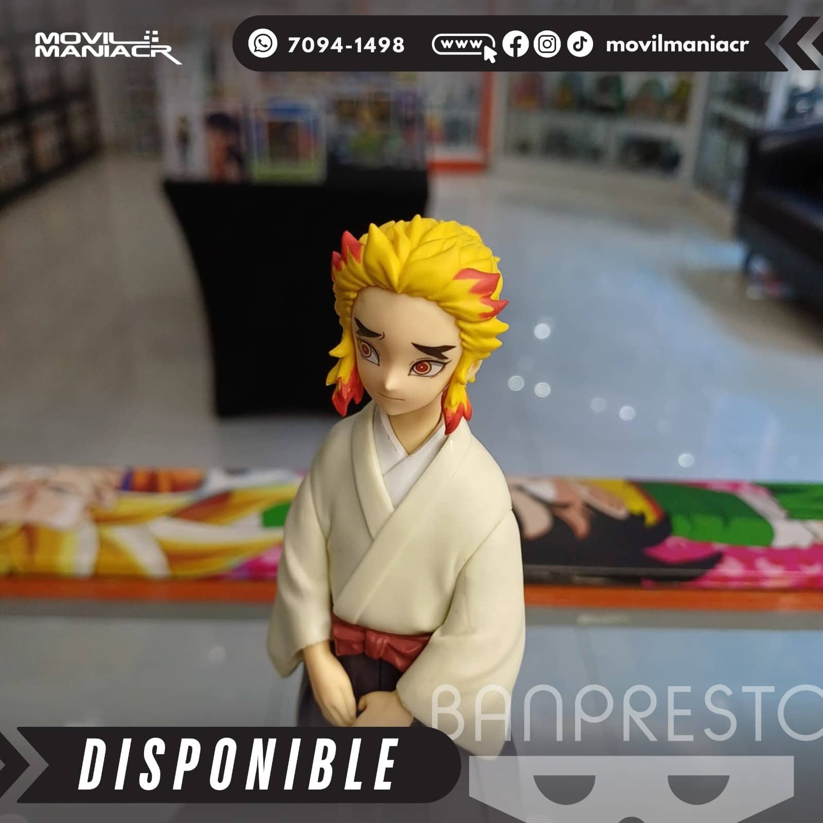 Figura Banpresto Demon Slayer Senjuro Rengoku 15cm aprox - (Stock) ¡Disponible! 2 Figura Banpresto Demon Slayer Senjuro Rengoku 15cm aprox - (Stock) ¡Disponible! - Imagen 2