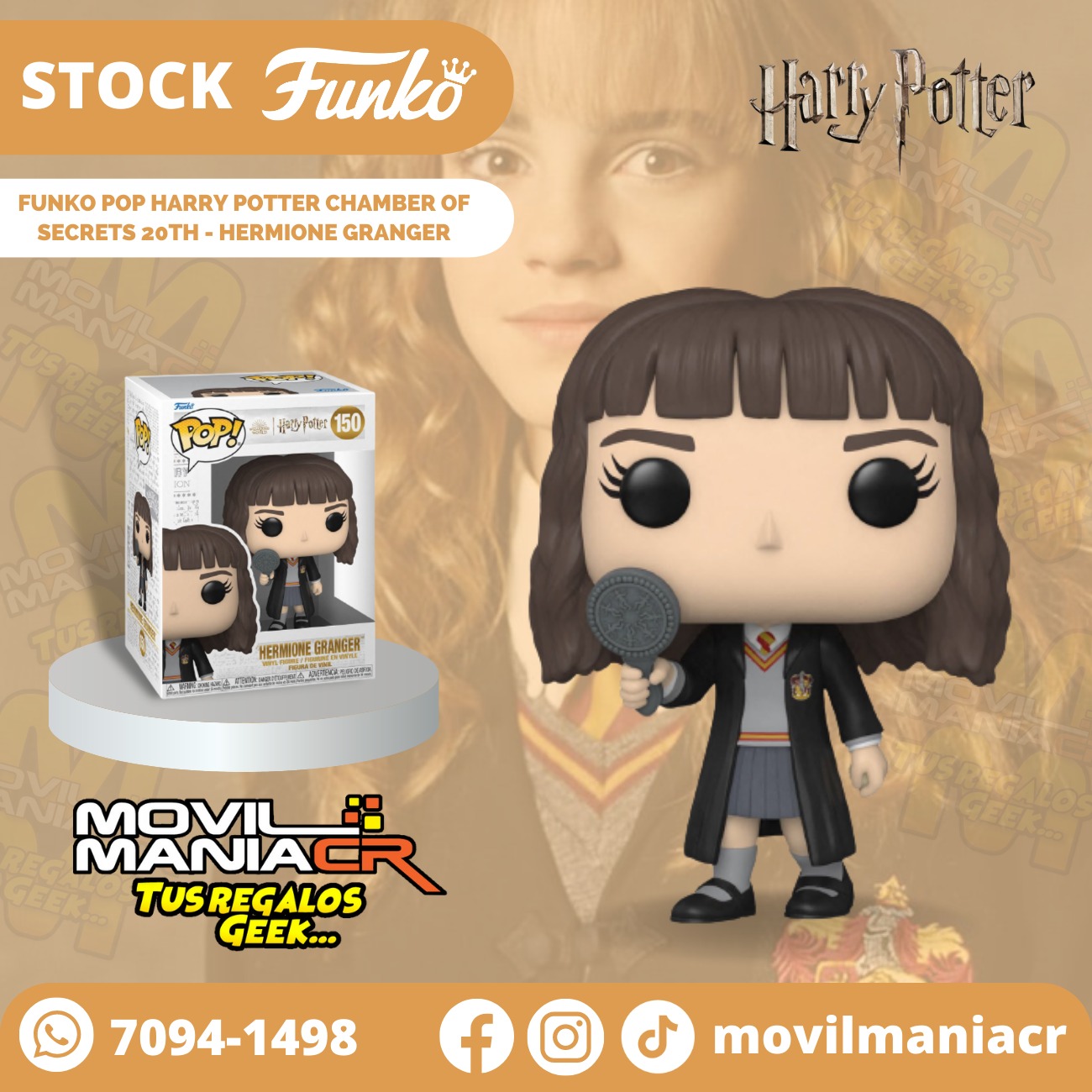 Funko Pop Harry Potter and the Chamber of Secrets 20th Anniversary Hermione Granger #150