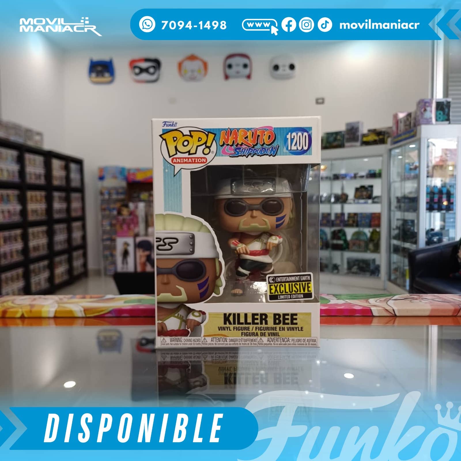 Funko Pop Naruto Shippuden Killer Bee Exclusivo #1200 - (Stock) ¡Disponible Ahora! 2 Funko Pop Naruto Shippuden Killer Bee Exclusivo #1200 - (Stock) ¡Disponible Ahora! - Imagen 2