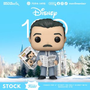Funko Pop Disney 100 Walt Disney with Magazine #78 - (Stock) ¡Disponible Ahora!