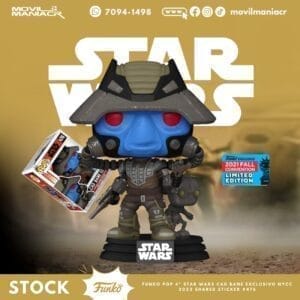 Funko Pop Star Wars Cad Bane Exclusivo NYCC 2022 Shared Sticker #476