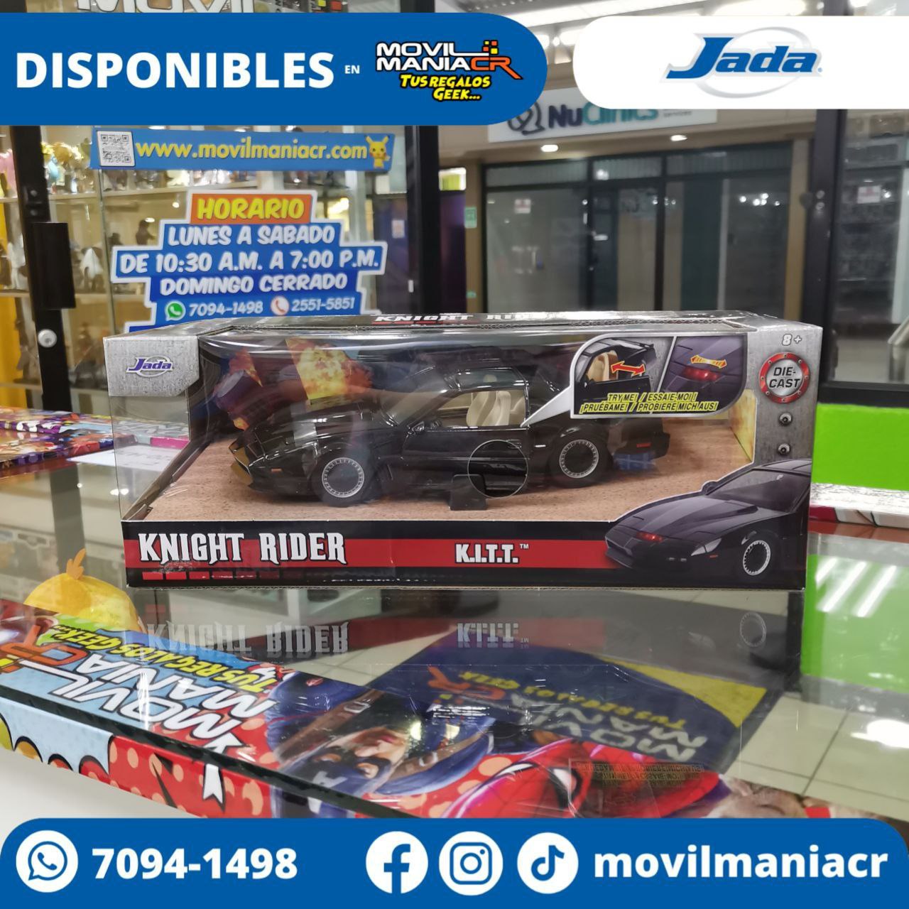 Carro Jada Toys Knight Rider K.I.T.T.