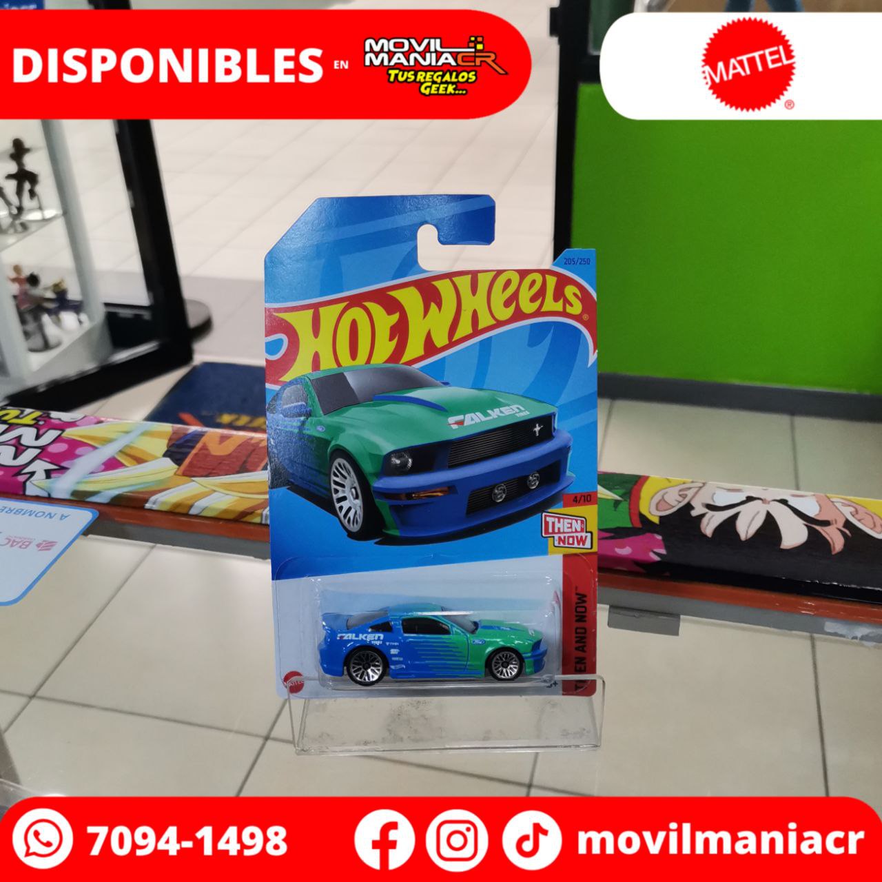Mattel Hot Wheels Then And Now '07 Ford Mustang (205250)