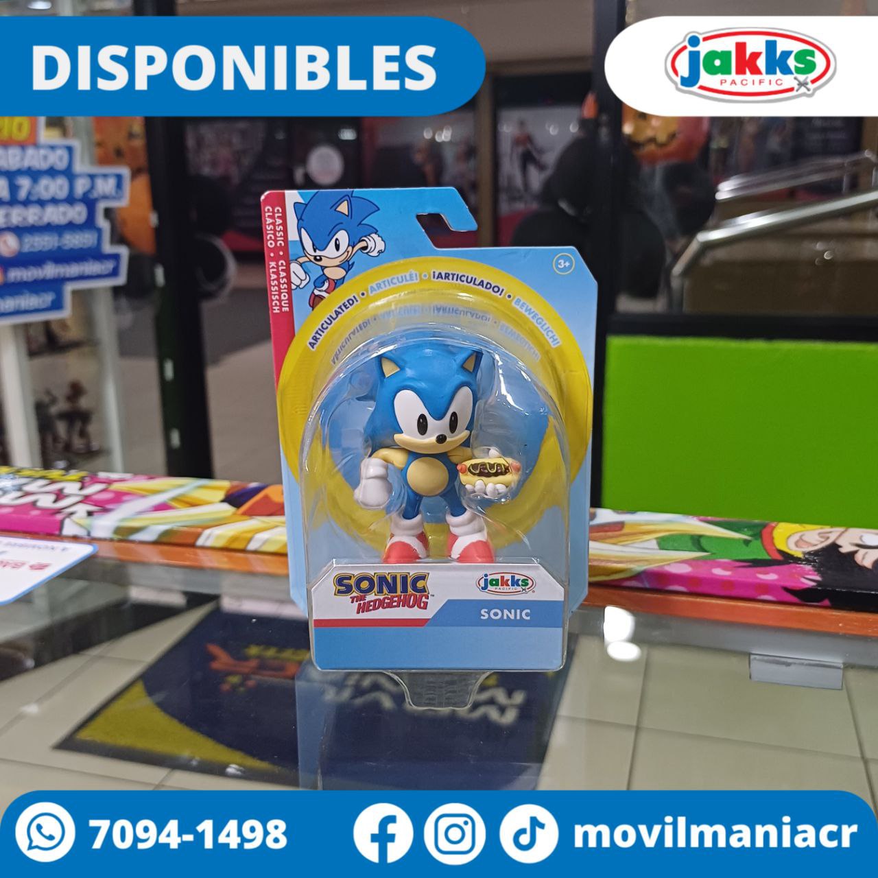 Figura Jakks Sonic The Hedgehog - Sonic