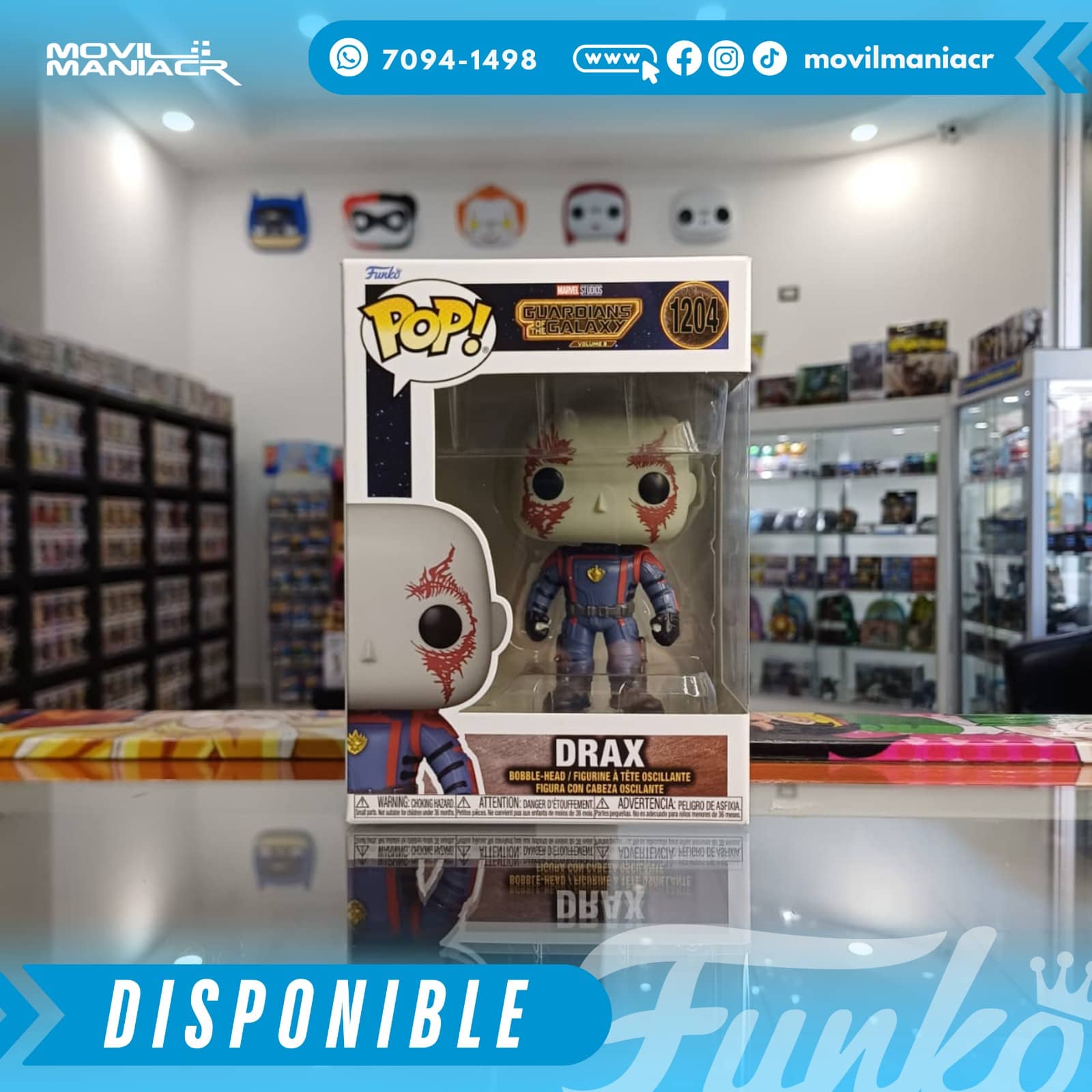 Funko Pop Guardians of the Galaxy Vol. 3 Drax #1204 - (Stock) ¡Disponible Ahora! 2 Funko Pop Guardians of the Galaxy Vol. 3 Drax #1204 - (Stock) ¡Disponible Ahora! - Imagen 2