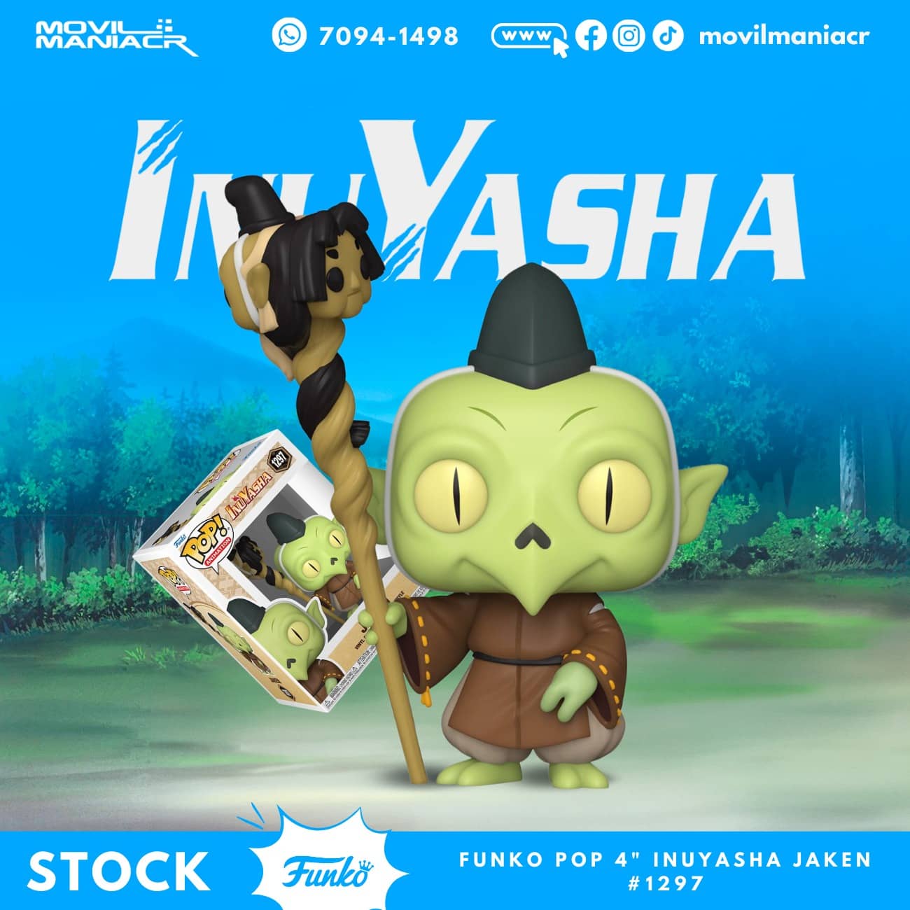 Funko Pop Inuyasha Jaken #1297 - (Stock) ¡Disponible Ahora! 1 Funko Pop Inuyasha Jaken #1297 - (Stock) ¡Disponible Ahora!