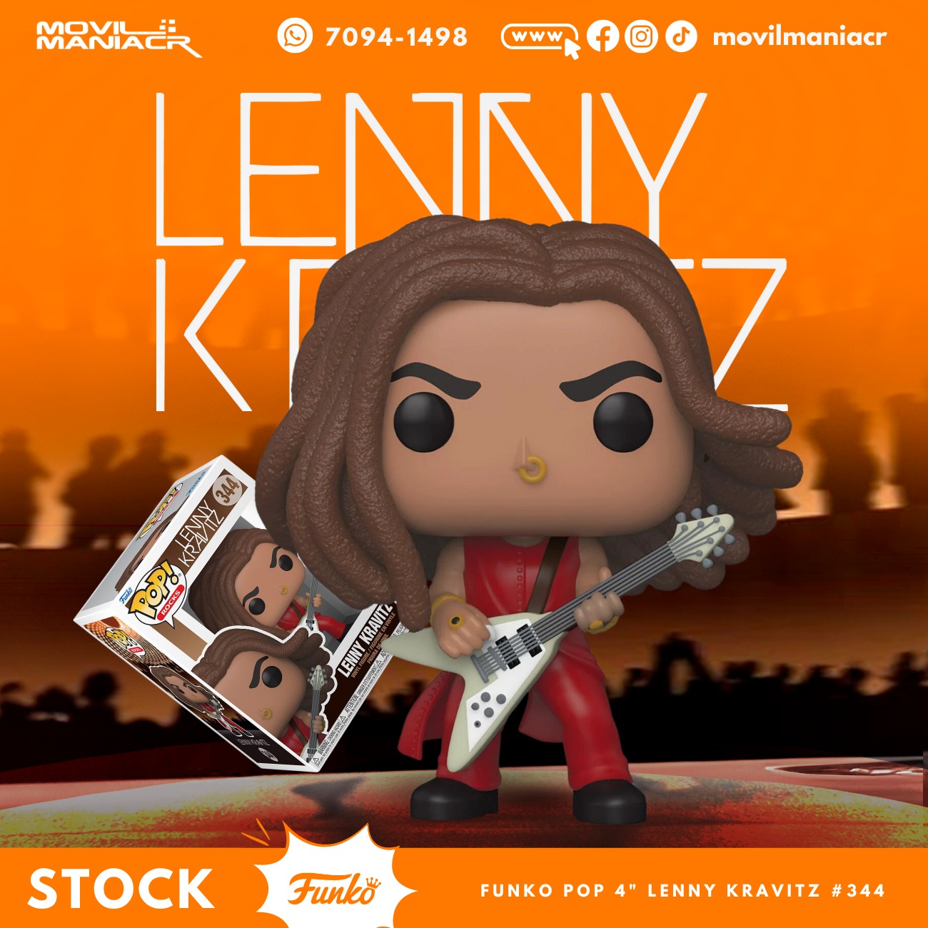 Funko Pop Lenny Kravitz #344 1 Funko Pop Lenny Kravitz #344
