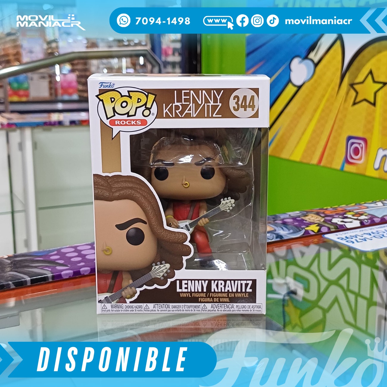 Funko Pop Lenny Kravitz #344 2 Funko Pop Lenny Kravitz #344 - Imagen 2