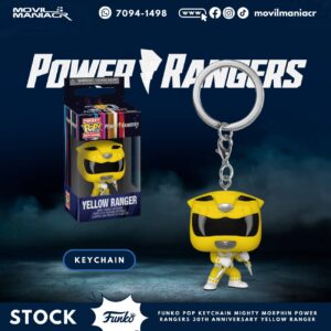 Funko Pop Mighty Morphin Power Rangers Yellow Ranger - Llavero (Stock) ¡Disponible Ahora!