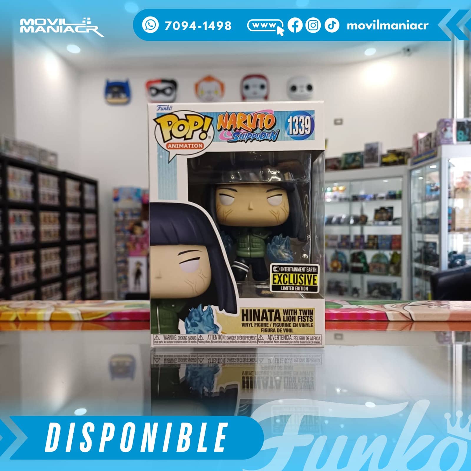 Funko Pop Naruto Shippuden Hinata Exclusivo #1339 - (Stock) ¡Disponible Ahora! 2 Funko Pop Naruto Shippuden Hinata Exclusivo #1339 - (Stock) ¡Disponible Ahora! - Imagen 2