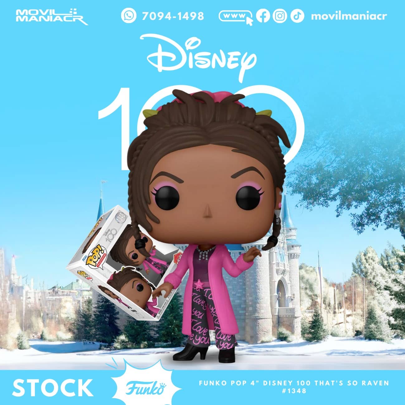 Funko Pop Disney 100 That's So Raven #1348 - (Stock) ¡Disponible Ahora! 1 Funko Pop Disney 100 That's So Raven #1348 - (Stock) ¡Disponible Ahora!
