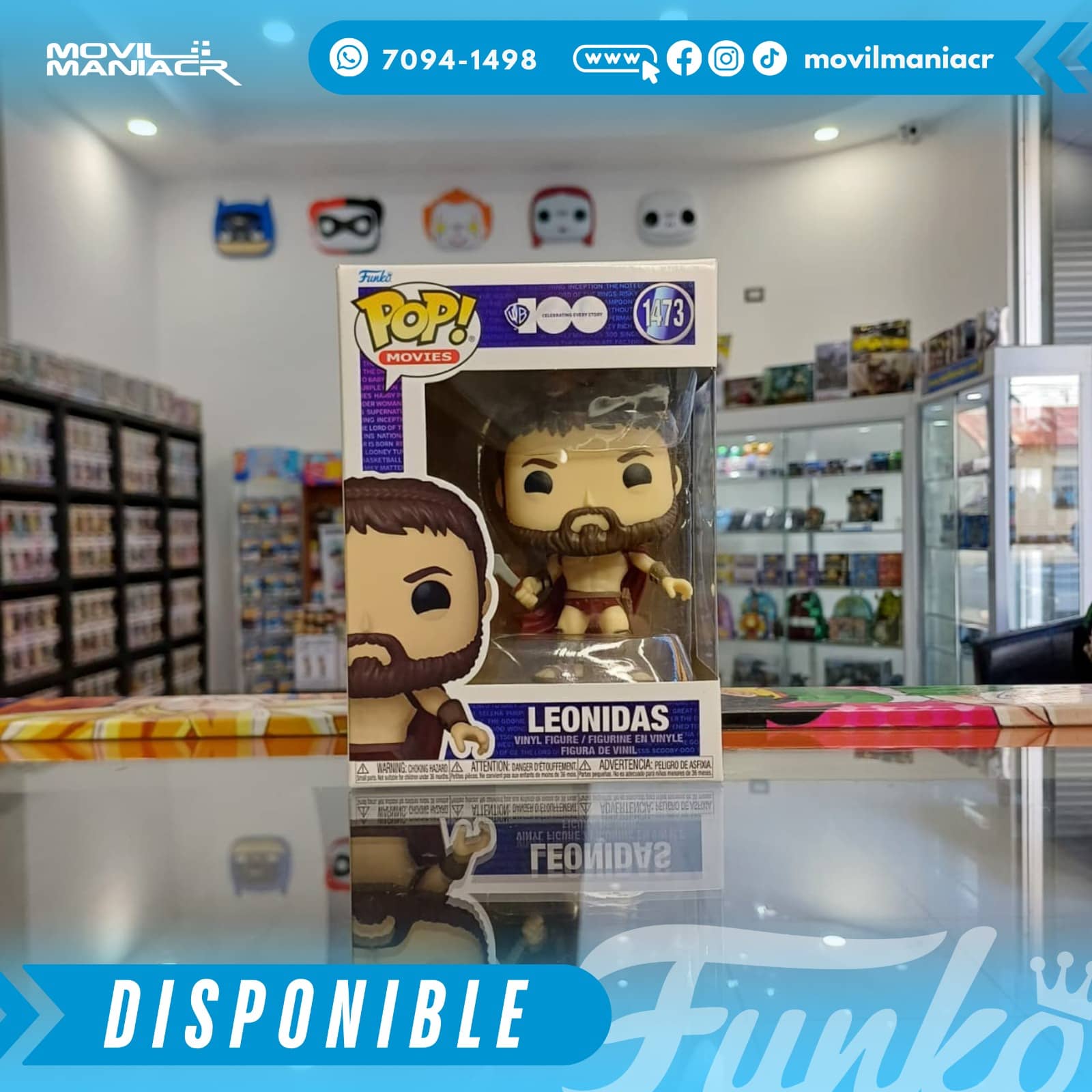 Funko Pop 300 Leonidas #1473 - (Stock) ¡Disponible Ahora! 2 Funko Pop 300 Leonidas #1473 - (Stock) ¡Disponible Ahora! - Imagen 2