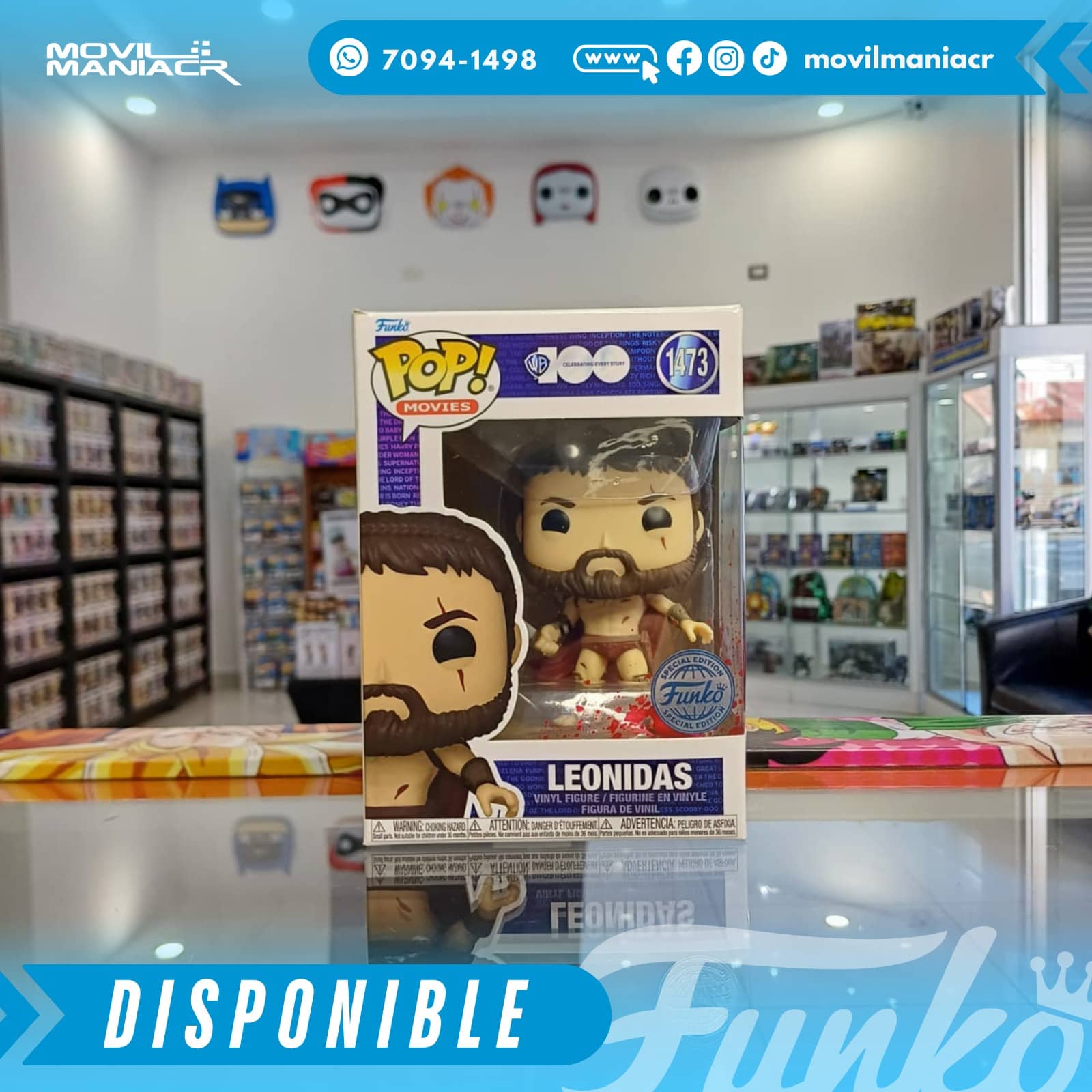Funko Pop 300 Leonidas Special Edition #1473 - (Stock) ¡Disponible Ahora! 2 Funko Pop 300 Leonidas Special Edition #1473 - (Stock) ¡Disponible Ahora! - Imagen 2