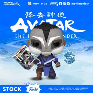 Funko Pop Avatar The Last Airbender Sokka Exclusivo #1482 - (Stock) ¡Disponible Ahora!