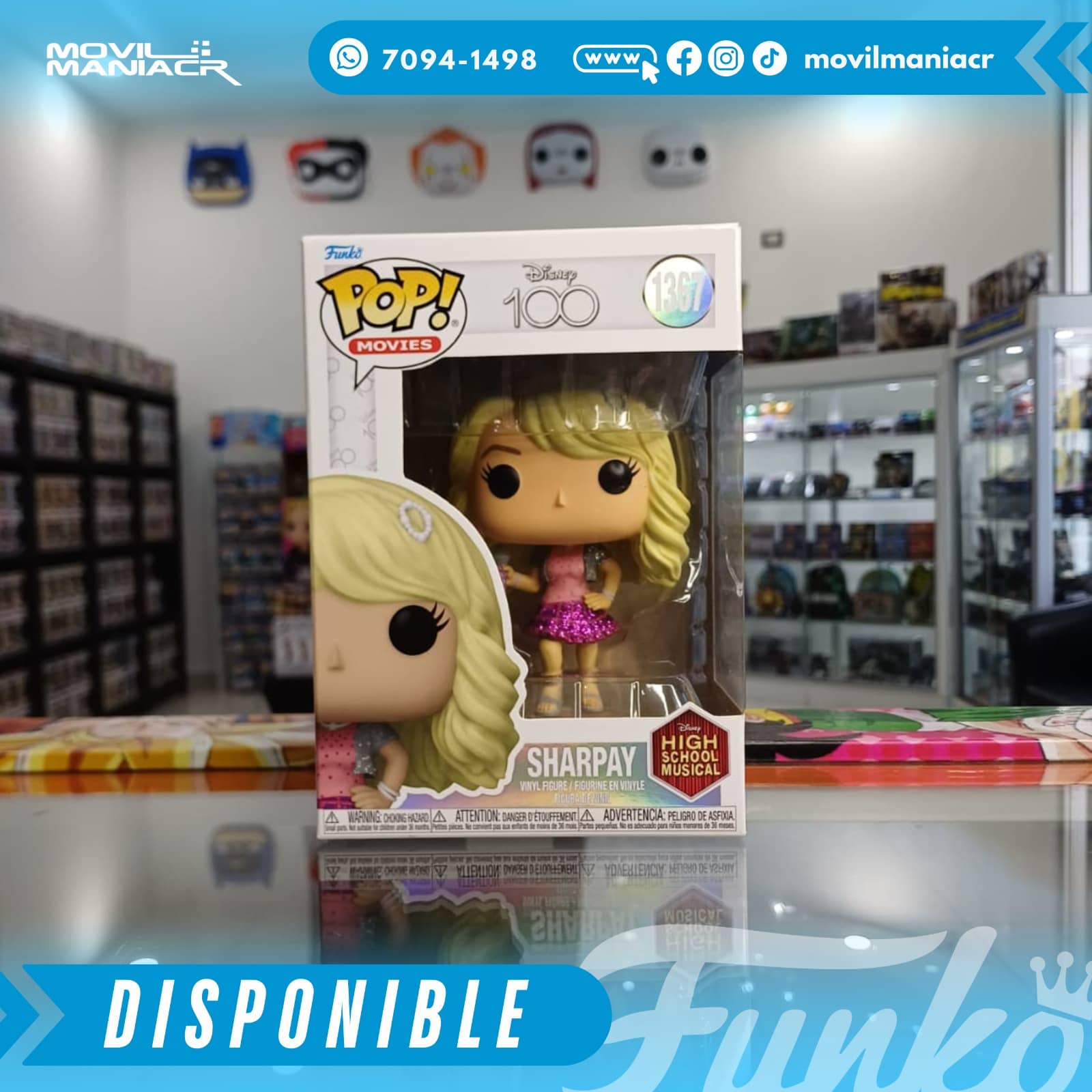 Funko Pop Disney 100 High School Musical Sharpay #1367 - (Stock) ¡Disponible Ahora! 2 Funko Pop Disney 100 High School Musical Sharpay #1367 - (Stock) ¡Disponible Ahora! - Imagen 2